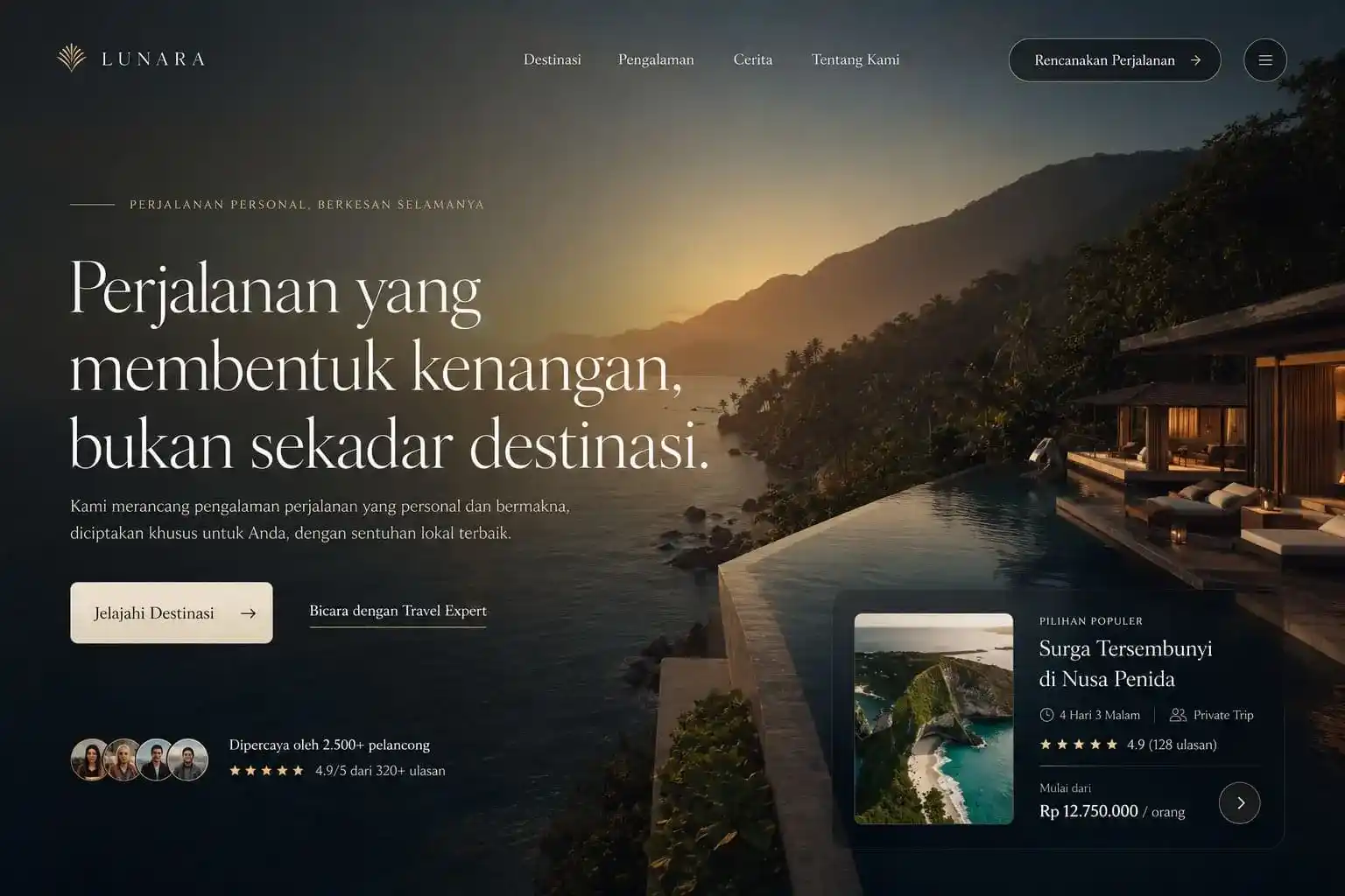 Tampilan Web App Custom Bisnis 4