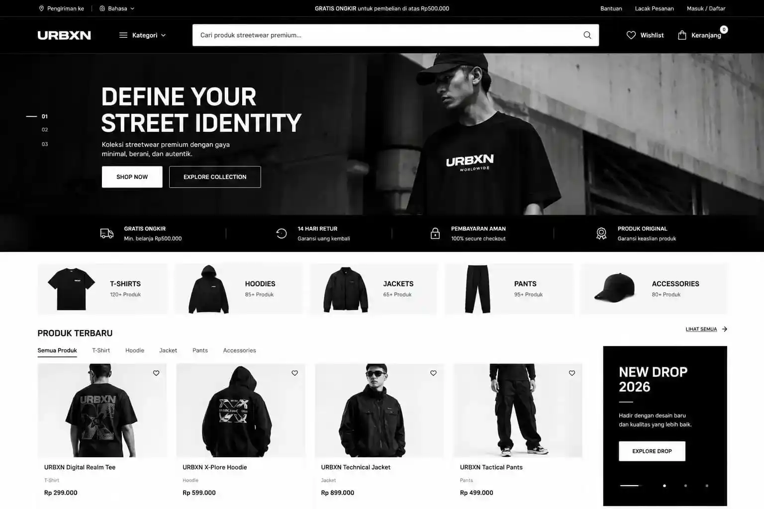 Template Toko Online E-Commerce 1